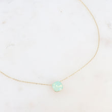 Charger l'image dans la galerie, Collier Caro vert d'eau irisé