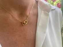 Charger l'image dans la galerie, Collier double coeur