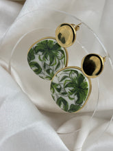 Charger l'image dans la galerie, Boucles Floriane Vert