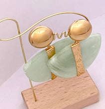 Charger l'image dans la galerie, Boucles Rachel verte