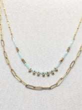 Charger l'image dans la galerie, Collier Lise Bleu-vert SALON SANDRINE