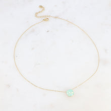 Charger l'image dans la galerie, Collier Caro vert d'eau irisé
