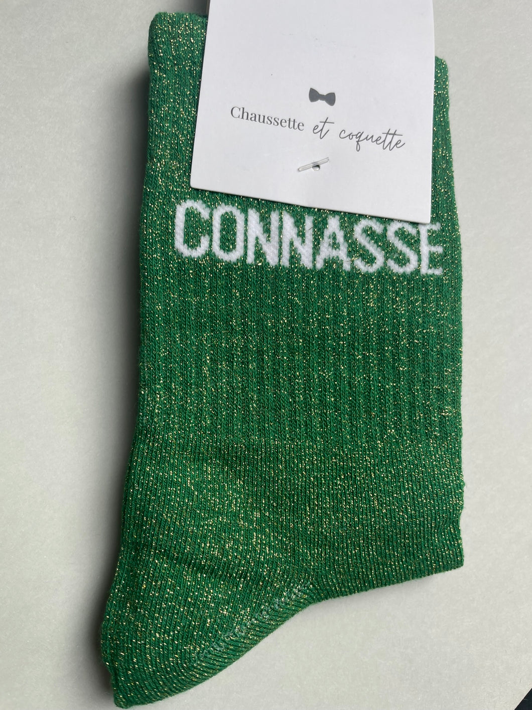 Chaussettes Connasse Vertes