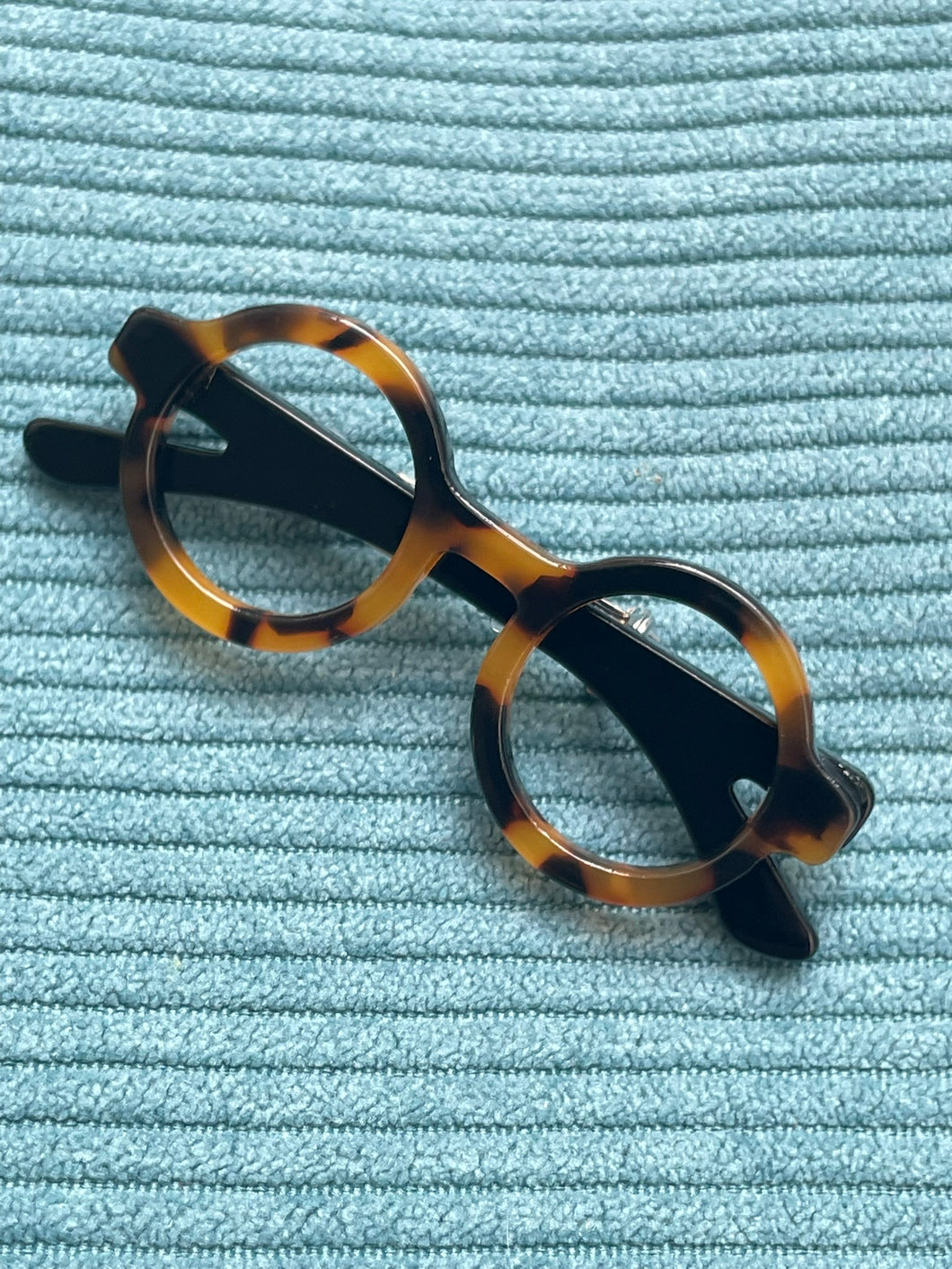 Broche Lunettes Ecaille