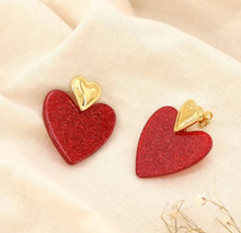 Charger l&#39;image dans la galerie, Boucles Coeur
