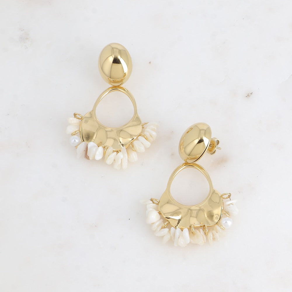 Boucles Meryl Blanches