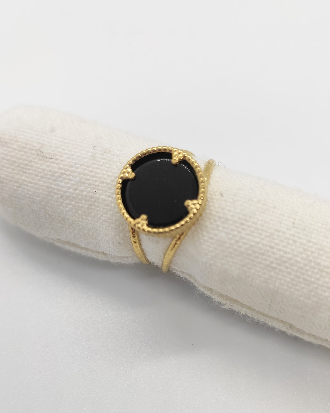 Bague Philippine agate noire